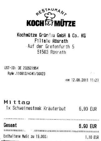 gsea Hffner Kochmtze Restaurant